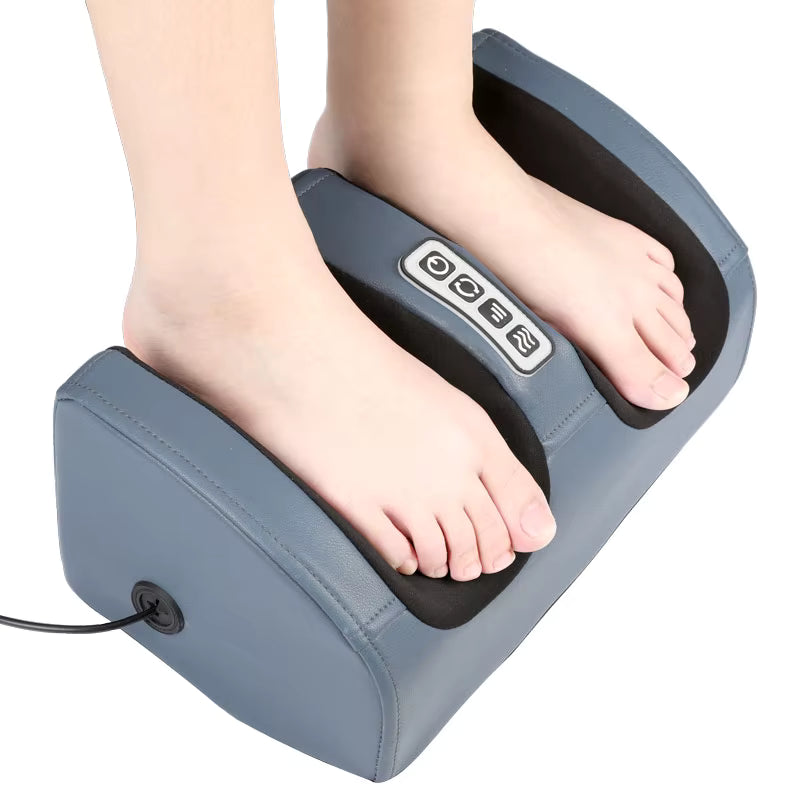 Masseur électrique 3D pour pieds et mollets, 3 niveaux, avec chaleur